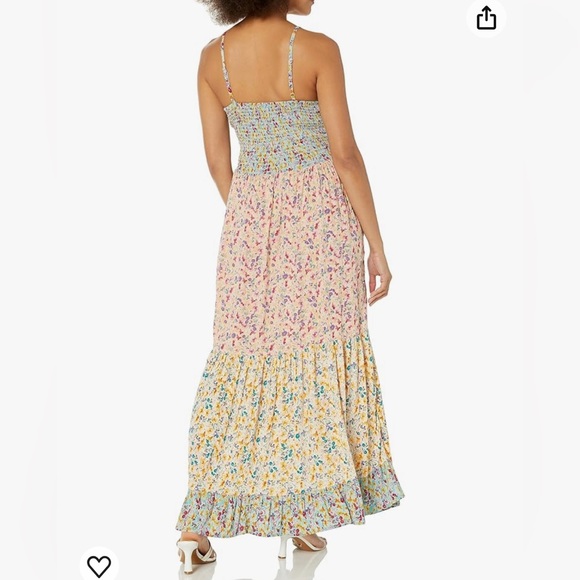 Angie Women's Peekaboo Tiered Maxi Dress. - Picture 7 of 8